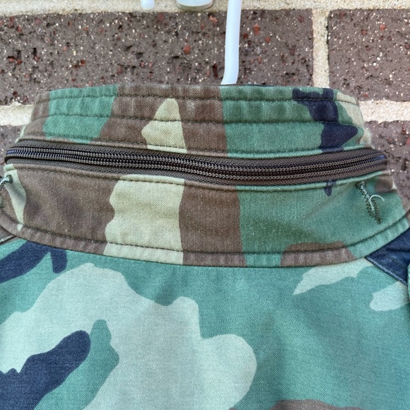 Vintage Men’s Special Forces Field Jacket Medium Long Camo Cold Weather Coat - Picture 7 of 10